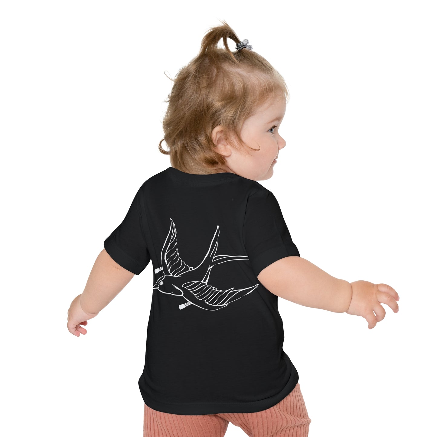 WKS Mini Bird on Back Baby TShirt